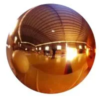 Полый шар из листовой меди (198299) поставка - сфера арт-объект ø 1000 мм. пустотелая  в Нижневартовске