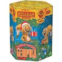 Салют Новогодняя белочка РС7079 купить от производителя Русская Пиротехника — Нижневартовск