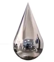 Капля 1000 х 500 зеркало aisi304 (517624) производство арт-объект  в Нижневартовске