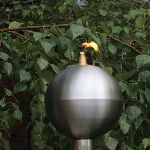 Гавайский факел садовый СЕРЕБРЯНЫЙ ШАР — Нижневартовск