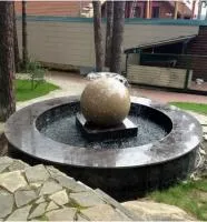 Сфера гранит фонтан 3D шар (518901) ∅ 750 мм. Нижневартовск 