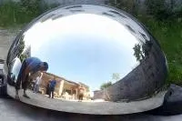 Полусфера ø 1500 нержавеющая сталь (207298) сертификат промоборудование мм.  в Нижневартовске