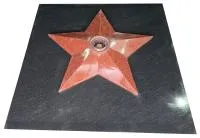 Звезда из красного гранита ø 1500 (518225) монтаж комплект горелка ГВД 379 10 89 00 ПС вечный огонь мм. пустотелая  в Нижневартовске