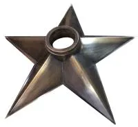 Звезда ø 1100 мм. бронза (197207) поставка комплект горелка ГВД 379 10 89 00 ПС вечный огонь пустотелая  в Нижневартовске