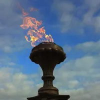 Газовая горелка апс (газ-контроль) (1629) сертификат - автомат вечный огонь ø 154 мм. ветроустойчивая  в Нижневартовске