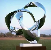 Кольца из нержавеющей стали скульптура (518288) производство арт-объект  в Нижневартовске