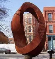 Кортеновская сталь скульптура кольцо (518292) поставка арт-объект  в Нижневартовске