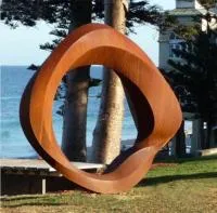 Композиция кольцо кортеновская сталь (518268) сертификат арт-объект  в Нижневартовске