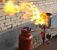 Газовая горелка электро розжиг (514267) монтаж вечный огонь ø 154 мм. ветроустойчивая  в Нижневартовске