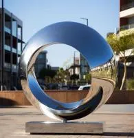 Кольцо нержавеющая сталь скульптура (518260) производство арт-объект  в Нижневартовске