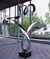 Скульптура кольцо нержавеющая сталь (518290) производство арт-объект  в Нижневартовске