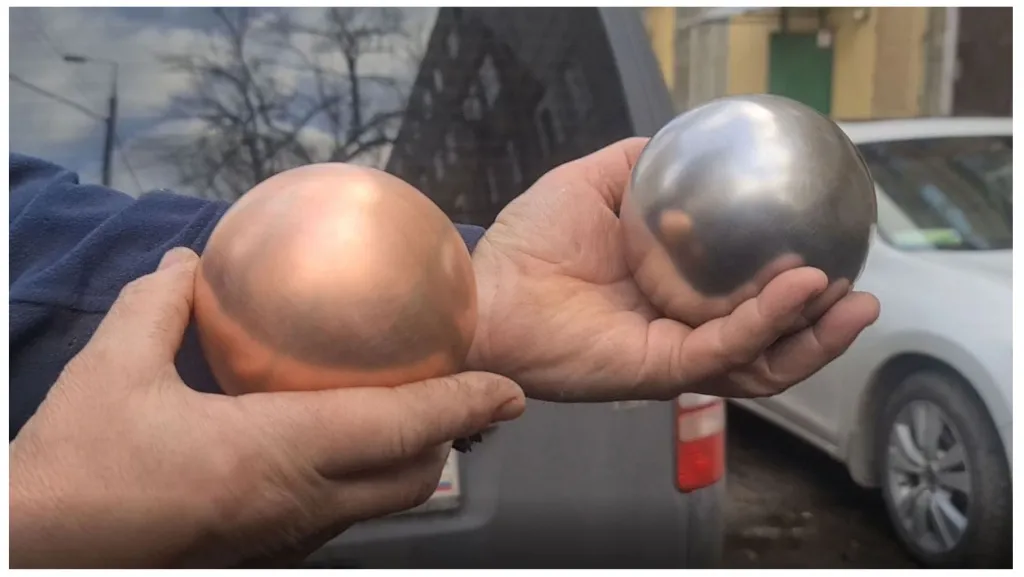 Ассортимент медных шаров, представляет собой идеальное сочетание функциональности, прочности и дизайна. Хотя зеркальный шар из листовой меди может стоить достаточно дорого, но качество и другие технические характеристики продукции, позволяют нам считать цену изделия вполне обоснованной.